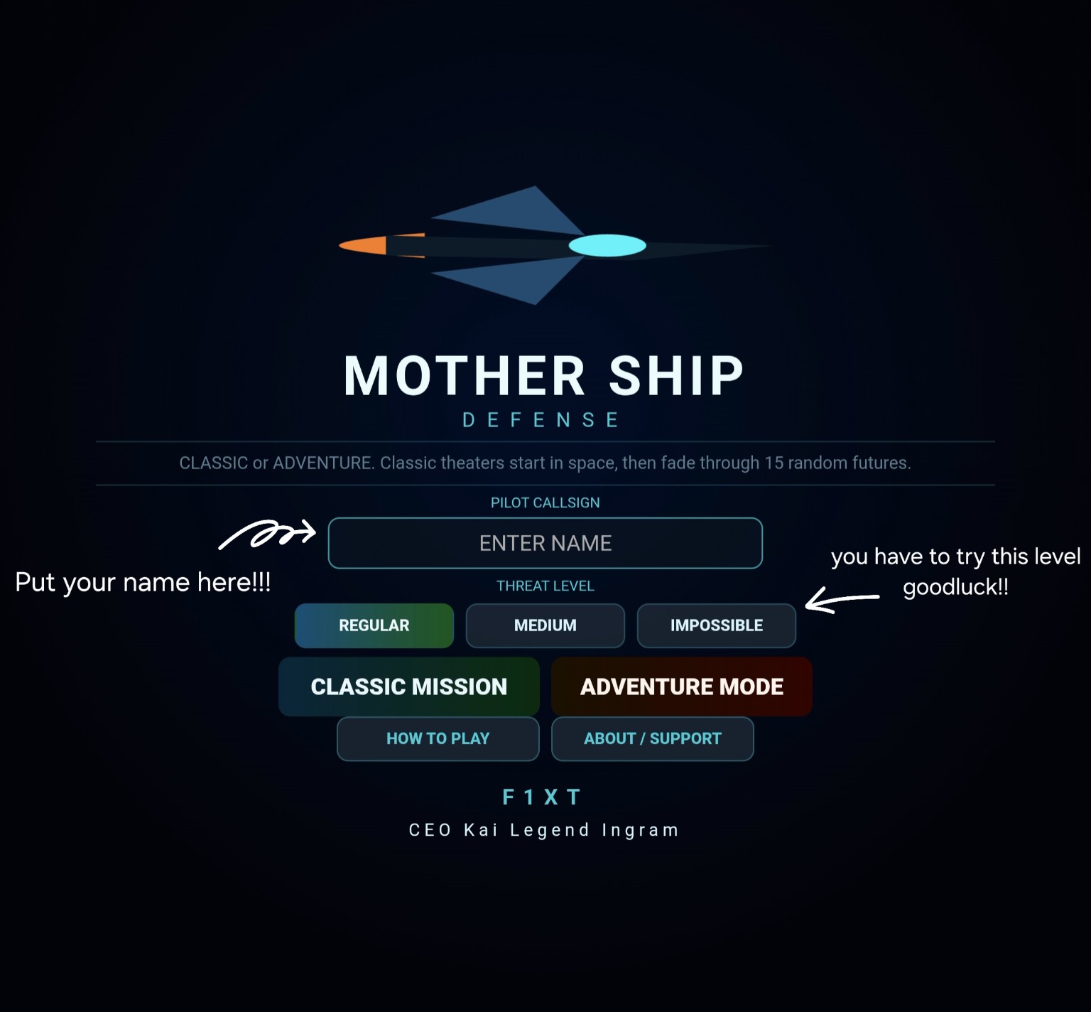 Mother Ship Defense