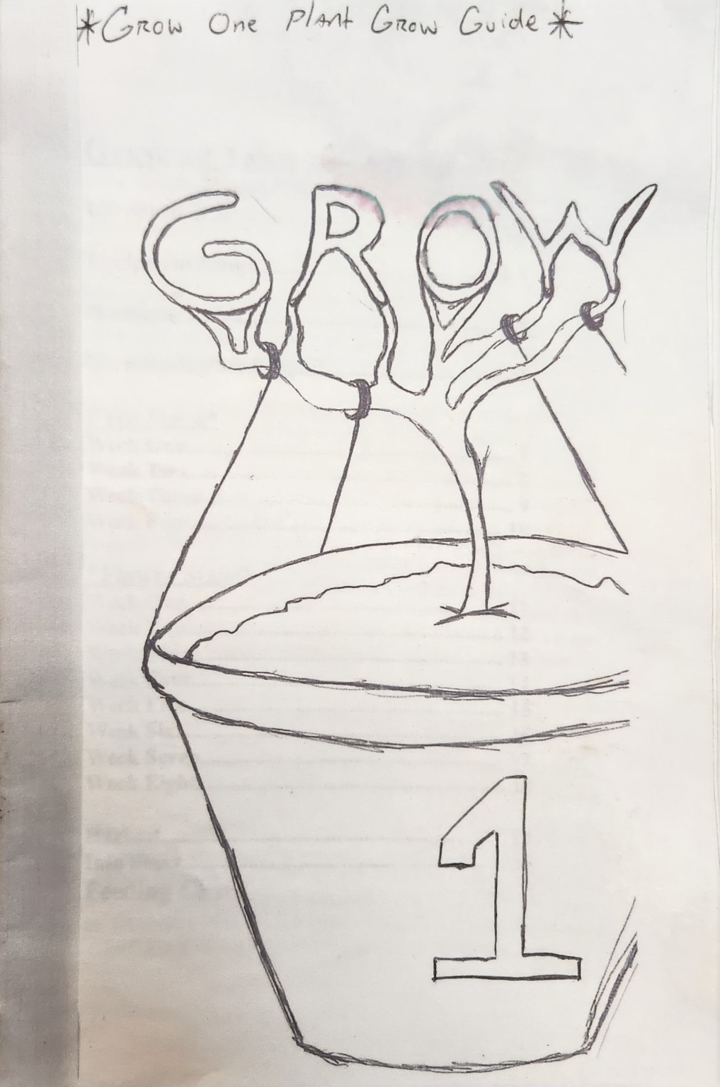 Grow One Plant Grow Guide