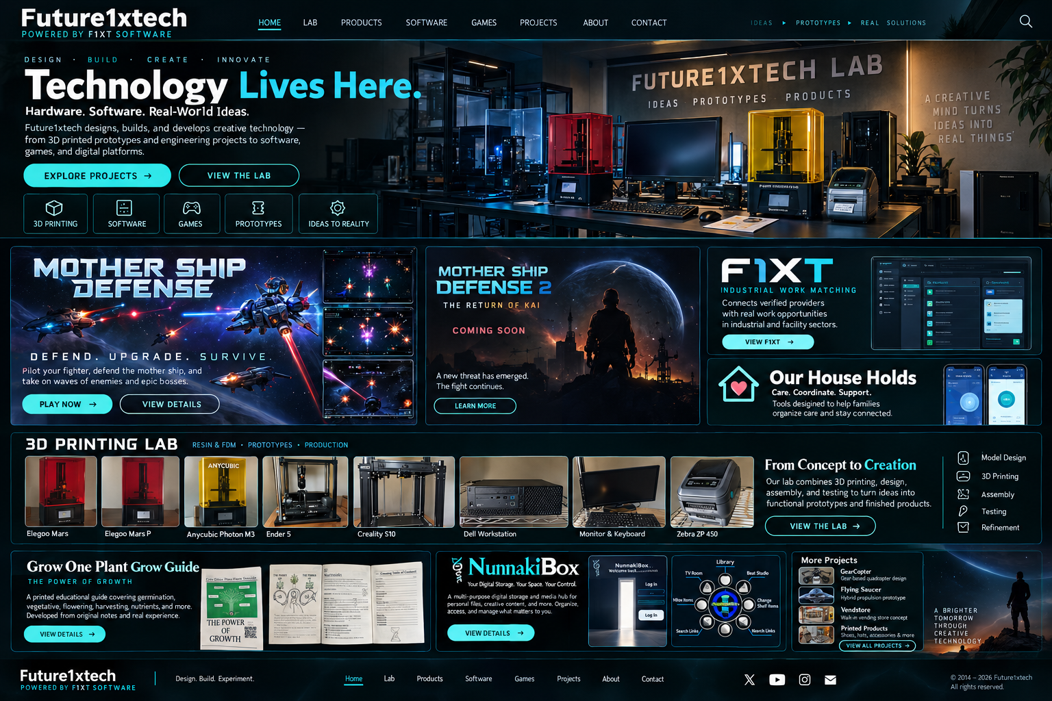 Future1xtech technology studio presentation